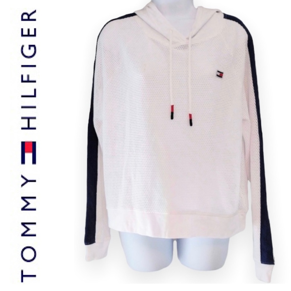 Tommy Hilfiger Sport Mesh Long Sleeve Top Size Med